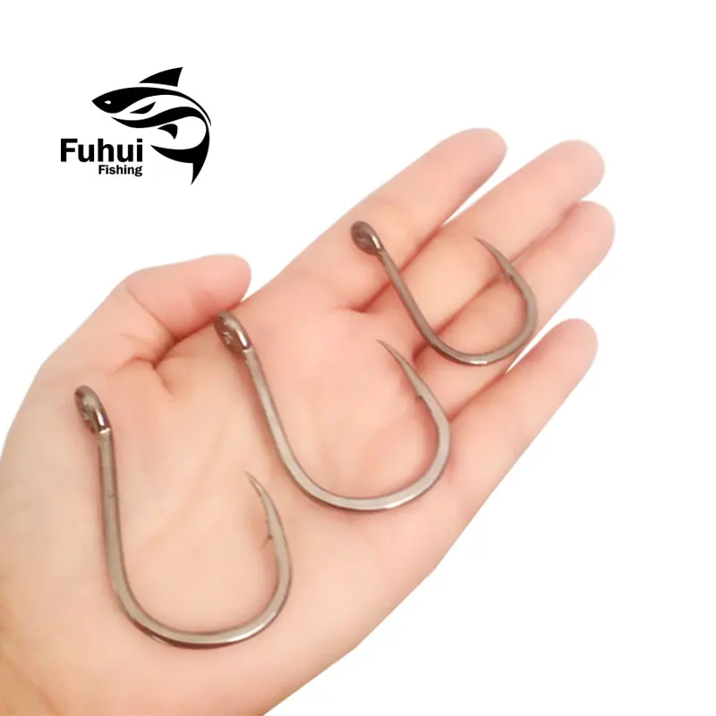 

Hook size 6/08/0 10/0 12/0 Stainless steel hook big game fish tuna bait big hook back hook