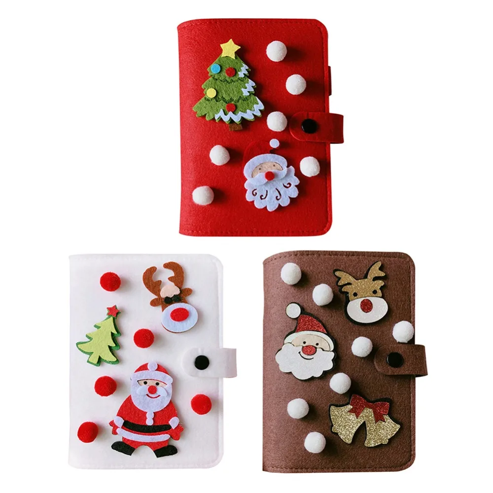 

NEW Notebook Christmas Cute Cartoon Planner Elk Book Loose-Leaf bullet journal Diary DIY Handmade