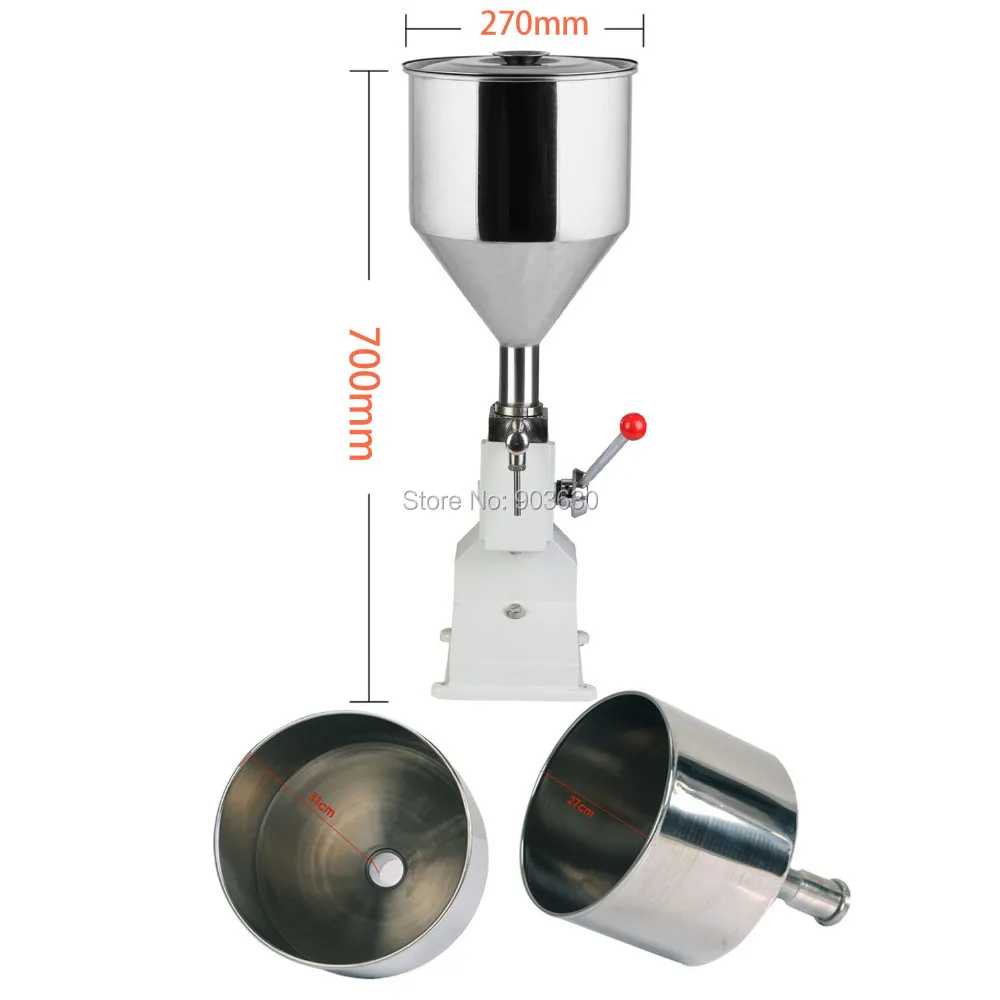 Stainless Steel Material Manual Cream Paste Liquid  Filling Machine(5-50ml) bottle filling liquid machine