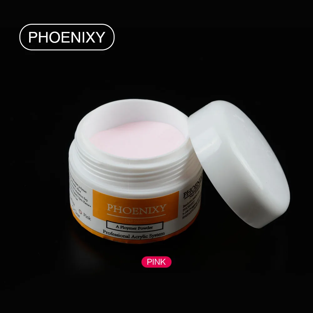 

Professional Acrylic Powder Crystal Nail Art Tip Builder Transparent Powder Crystal Liquid Manicure Pink White Clear