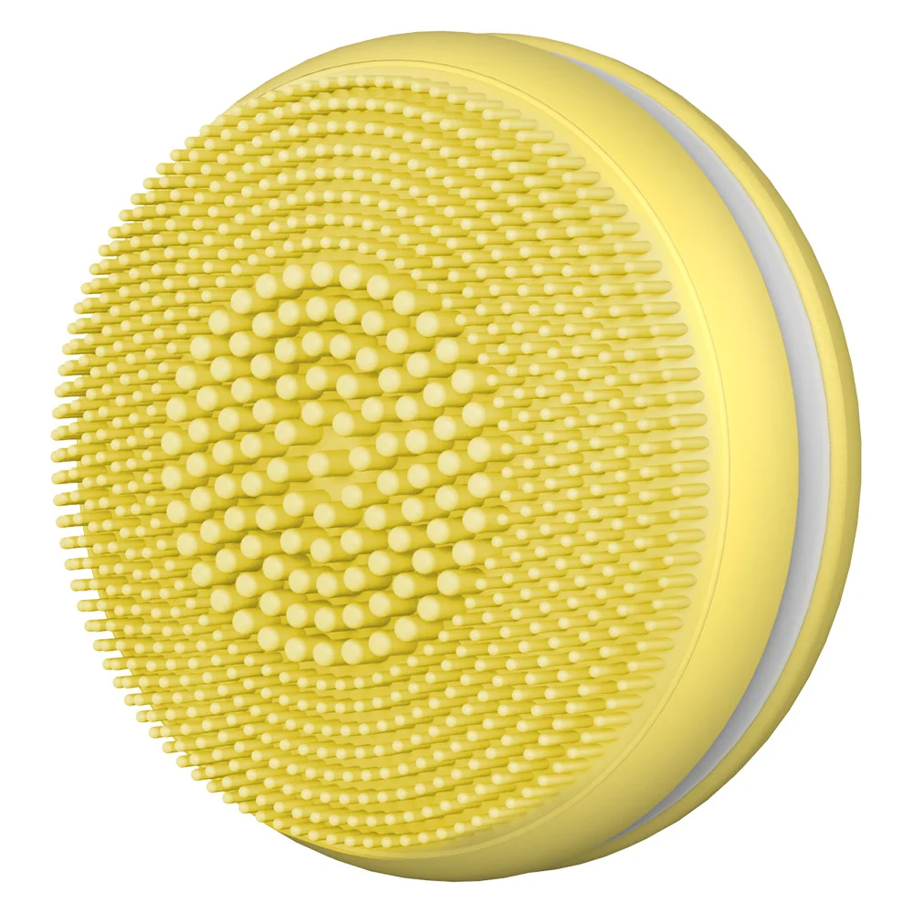 Gustala T68 3-в-1 мини USB Электрический Ультразвуковая Очищающая щетка для лица Массажер Водонепроницаемый силиконовый инструмент для чистки лица - Цвет: Yellow