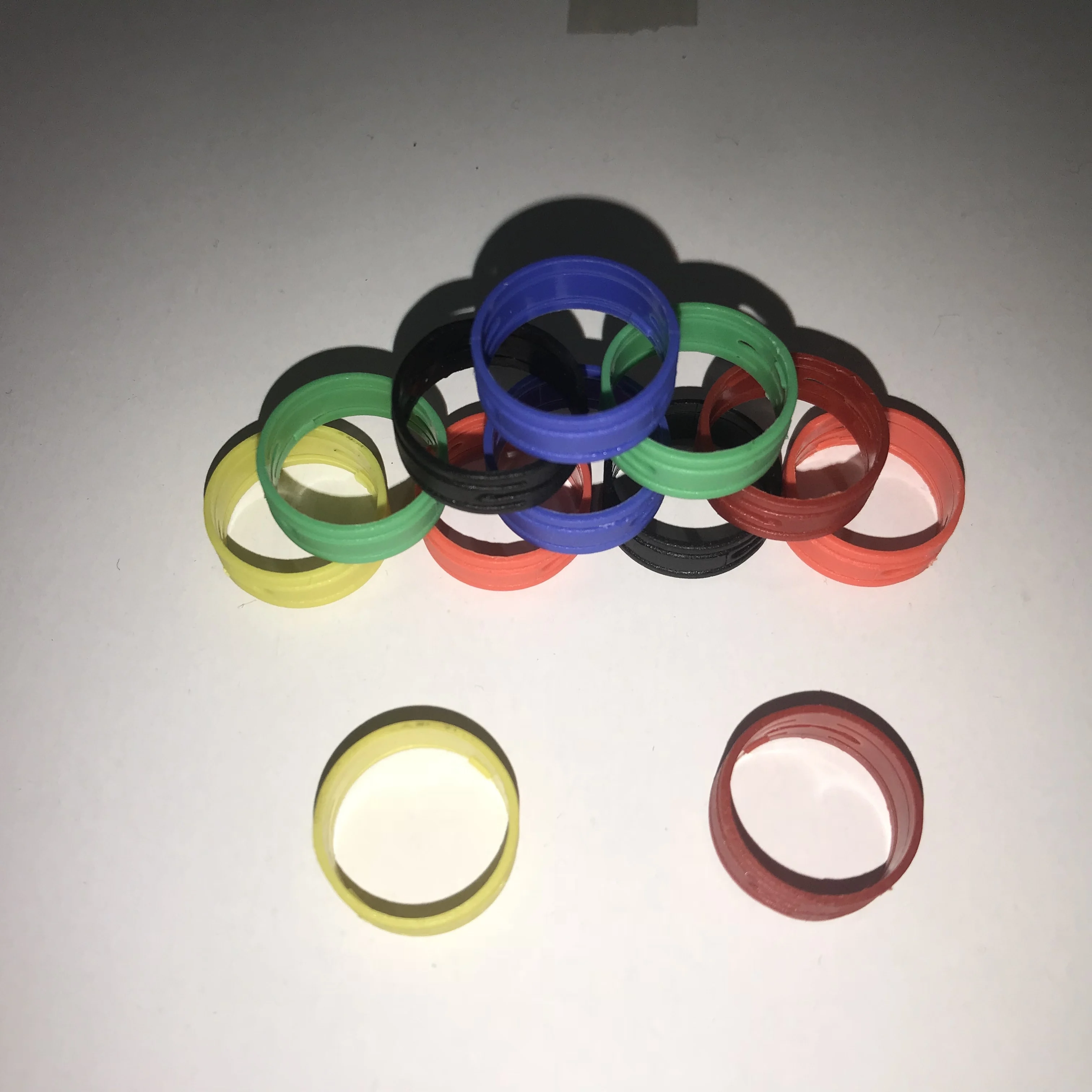 

60pcs/lot 10pcs each color of the ring for neutrik nc3fxx and nc3mxx brand new microphone plug left and right channel color