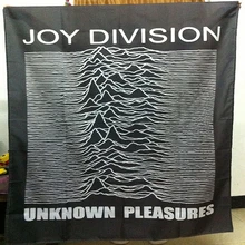 UNKNOWN PLEASURES Joy Division, рок-группа, логотип команды, тканевый плакат, баннеры, флаг с четырьмя отверстиями, для концерта, свадьбы, банкета, музыкального декора, вечерние