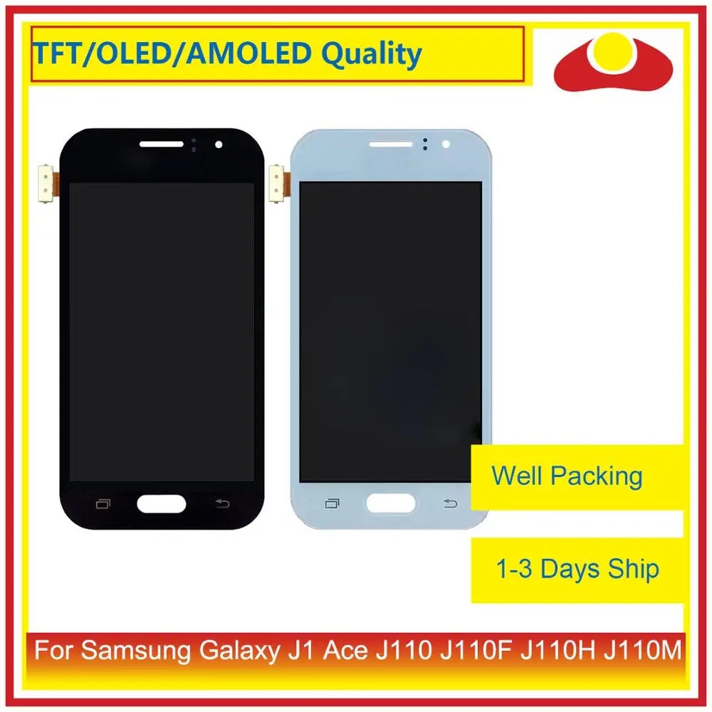 

10Pcs/lot 4.3" For Samsung Galaxy J1 Ace Sm-J110 J110 J110F J110 LCD Display With Touch Screen Digitizer Panel Assembly Complete