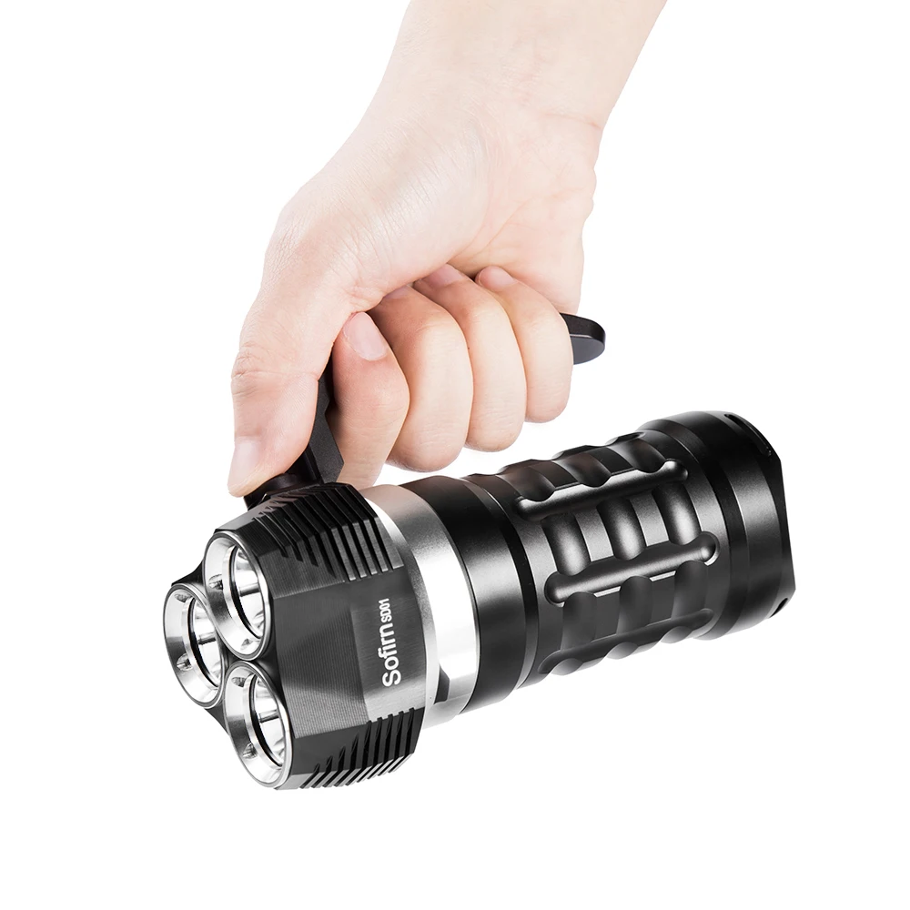 Sofirn SD01 подводный светильник 3 * Cree XPL 3000LM светодиодный поиск 18650 мощный погружной