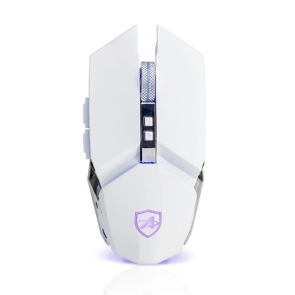 Ajazz 110S mechanical mouse DPI max 3200 gaming mouse 4 color backlight 6-key customization for both hands for lol PC laptop  (10)