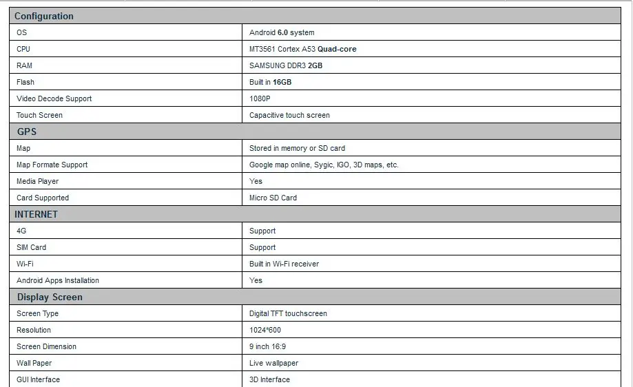 Discount 9" Quad Core Android 6.0 OS Car DVD for Suzuki Grand Vitara 2013-2017 with Calling Function Support & External TPMS Support 14