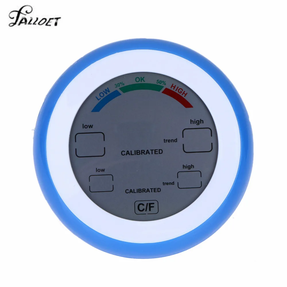 

Digital Thermometer Hygrometer Electronic LCD Temperature Humidity Meter Weather Station Indoor Outdoor Clock