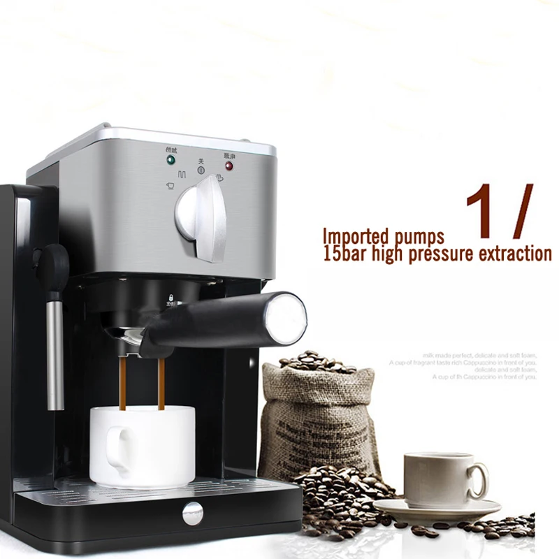Household Automatic Espresso Coffee Machine High Pressure Pump Coffee Maker TSK-1827RA Household Automatic Espresso Coffee Machine High Pressure Pump Coffee Maker TSK-1827RA
