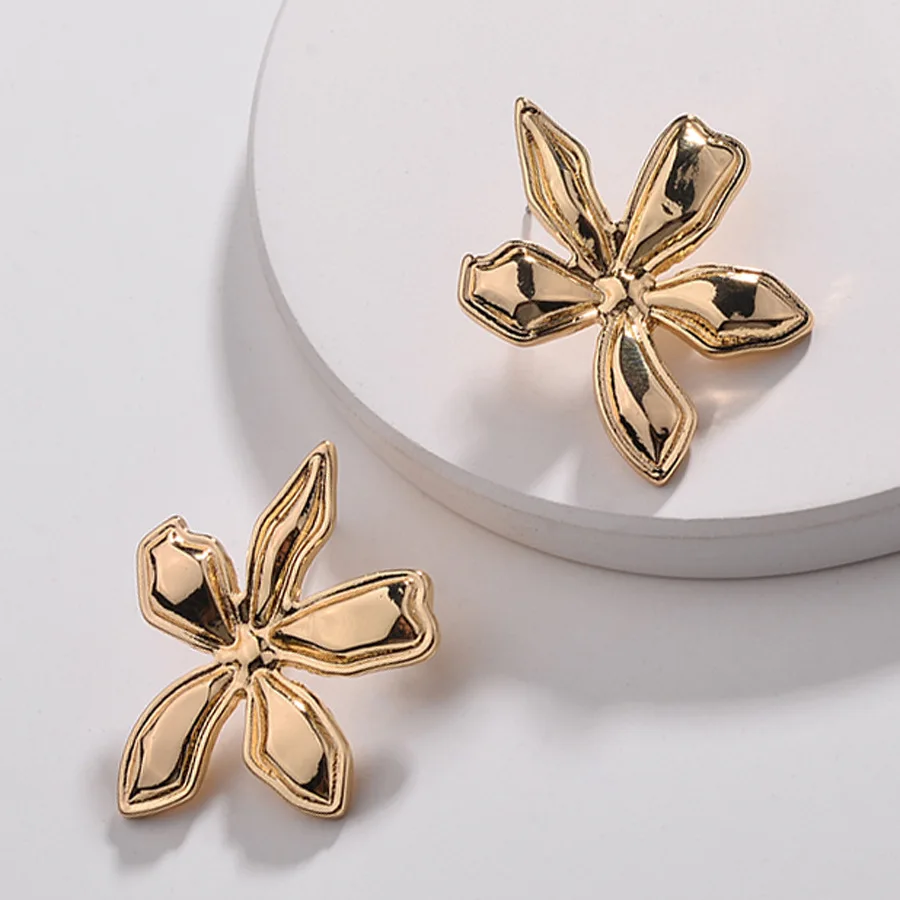 Punk-Or-Couleur-Fleur-Boucles-D-oreilles-pour-les-Femmes-Boh-me-Ethnique-Big-M-tal