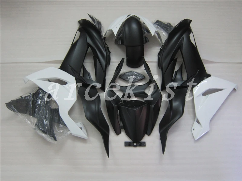 Abs Обтекатели комплект подходит для kawasaki Ninja ZX6R 636 599 2013 6R 13, 14, 15, 16 лет ZX-6R тела Женский костюм из двух вещей черно-белый костюм гонки