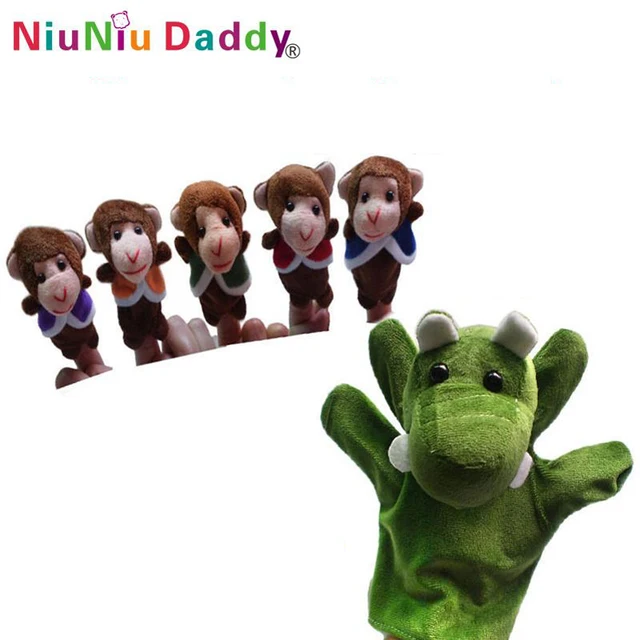 5 Sets Whole 6pcs Set The Nursery Rhyme Finger Puppets Five 5 Sets Whole 6pcs Set The Nursery Rhyme Finger Puppets Five Little Monkeys Swing