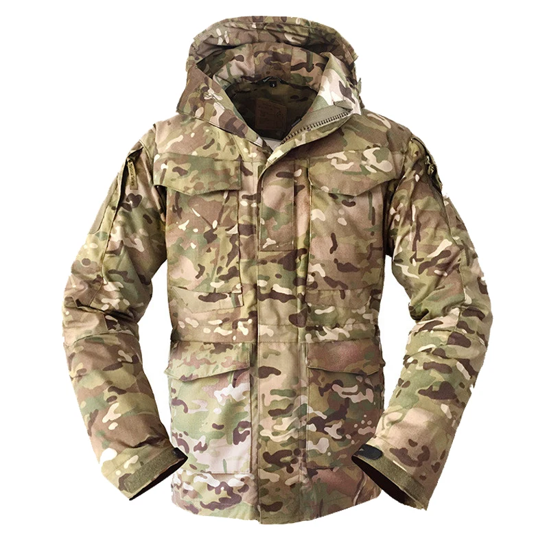  Men M65 Tactical Jacket Male Parka Winter Coat Waterproof Windbreaker Military Flight Pilot Coats A