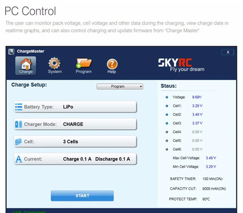 SKYRC iMAX B6AC V2 50 Вт 6A AC/DC Lipo NiMH Pb Баланс Зарядное устройство Dis зарядное устройство с адаптером ЖК-дисплей для радиоуправляемого автомобиля дрона лодки