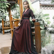 Национальный костюм ханьфу Древний китайский Косплей Костюм Древний китайский женский hanfu одежда женское китайское сценическое платье