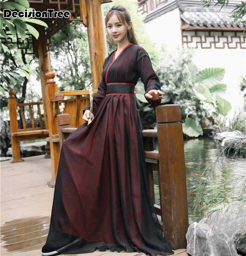 

2019 hanfu national costume ancient chinese cosplay costume ancient chinese women hanfu clothes lady chinese stage dress