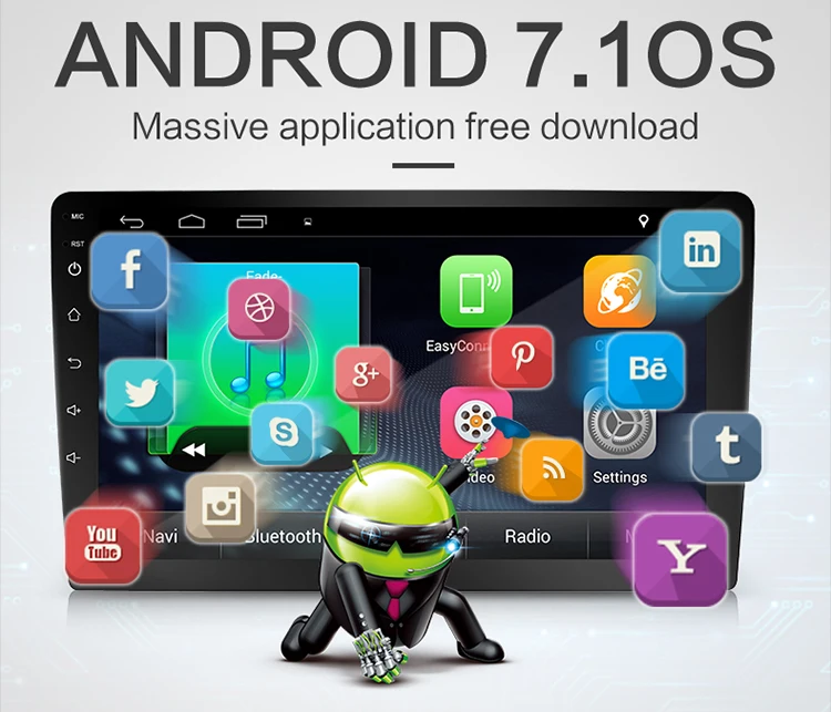 Top Car Android 2+32 For Toyota Corolla 2007 2008 2009 2010 2011 8 inch 1024*600 screen Car radio gps stereo 2 din car dvd player 13