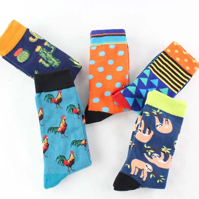 EIOISAPRA-Fashion-Hip-Hop-Cartoon-Men-Socks-Cartoon-Fruit-Personality-Skateboard-Breathable-Happy-Socks-Calcetines(5)