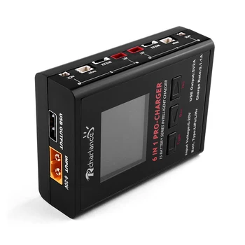 

1PC 3.7V 6 in 1 Parallel Charger 2-4S Lipo for JST/MOLEX/MCPX/MCX Charging Port Battery 1S Walkera White Head RC Aircraft Parts