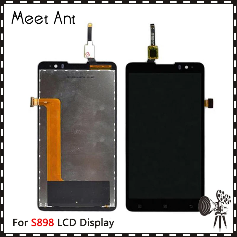 High quality 5.3&quot For Lenovo S898T S898 LCD Display Screen With Touch Digitizer Assembly | Мобильные телефоны и