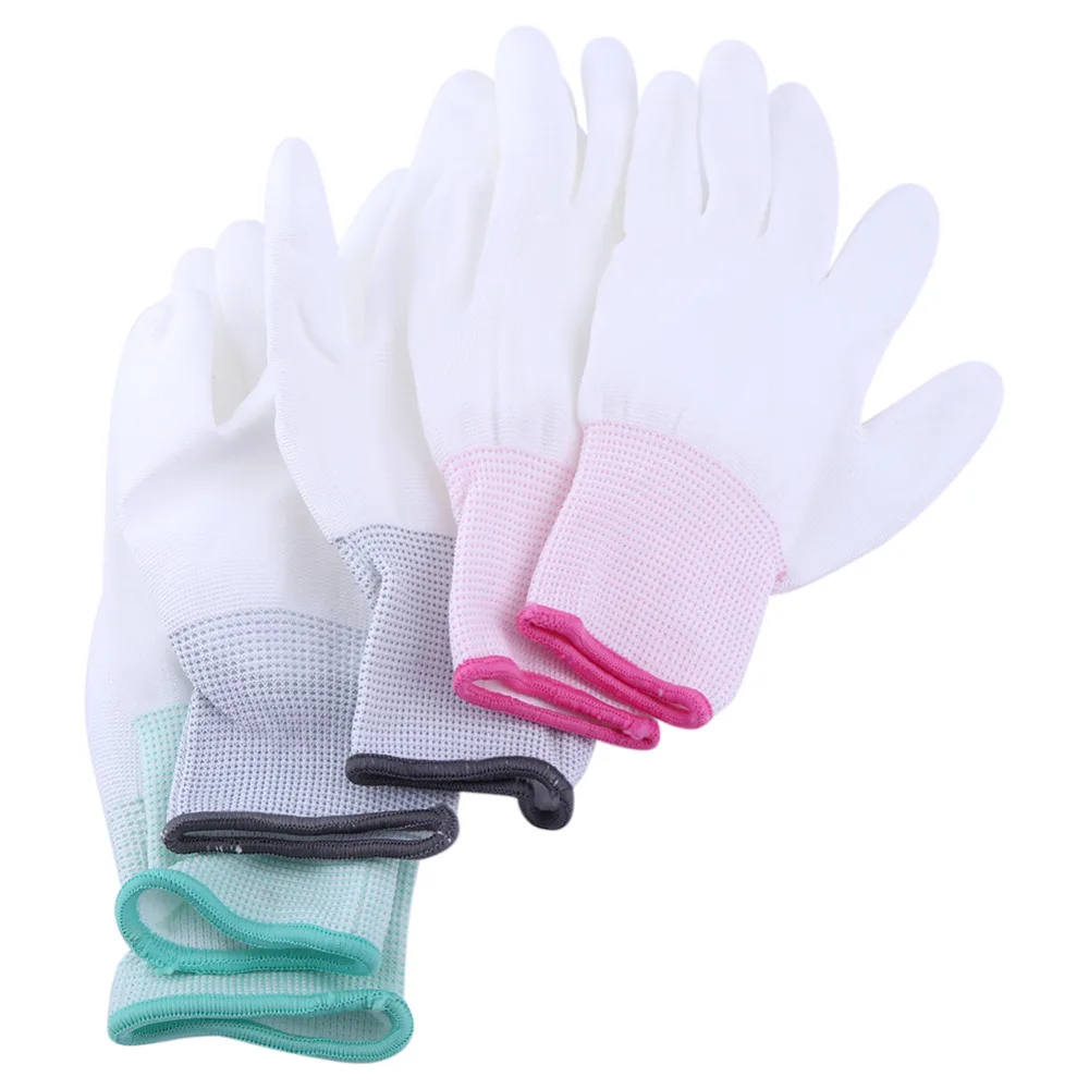 

1Pair Antistatic Gloves Antiskid Anti Static Working Gloves PU Coated Finger Protection Part for PC Computer Phone Repair S-L