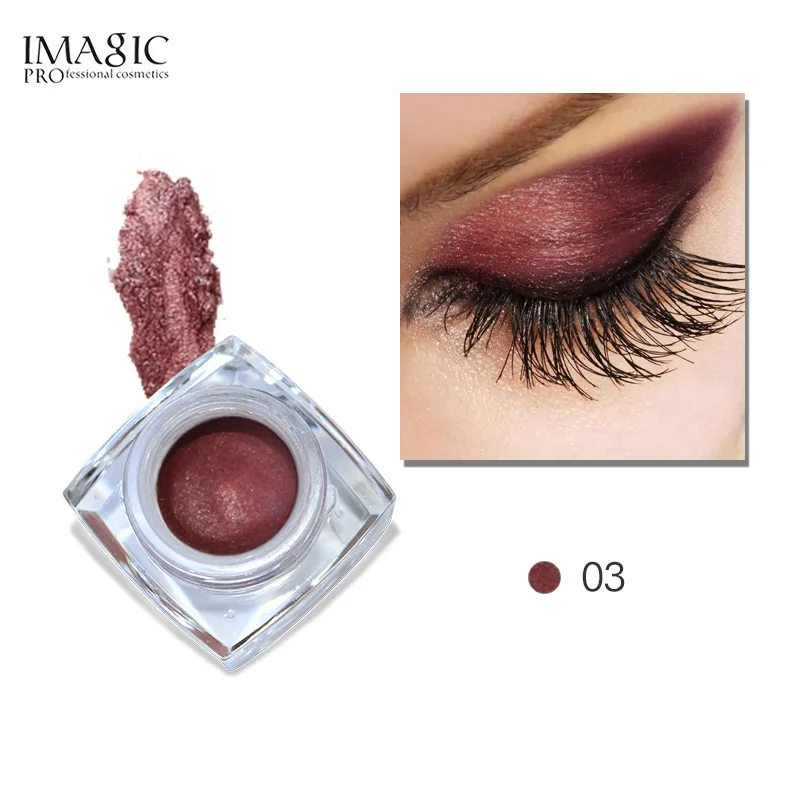 

IMAGIC 12 Colors Eyeshadow Cream Waterproof Long Lasting Shimmer Glow glitter eyeshadow lighten skin eye Make Up