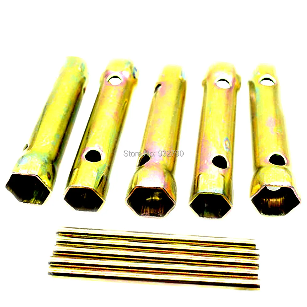 5pcs Tubular Box Wrench Set Spark Plug Plumber Wrench 16mm 18mm Plumber