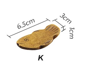 Деревянная палочка для еды держатель Чоп палочки Отдых Китайский Корейский Япония креативная Деревянная Полка Лоток палочки для еды подставка для ухода Держатели 1 шт - Цвет: K
