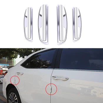 

4pcs Universal Car Sticker Door Protector Side Edge Protection Guards Stickers Anti-Collision Bar Paste