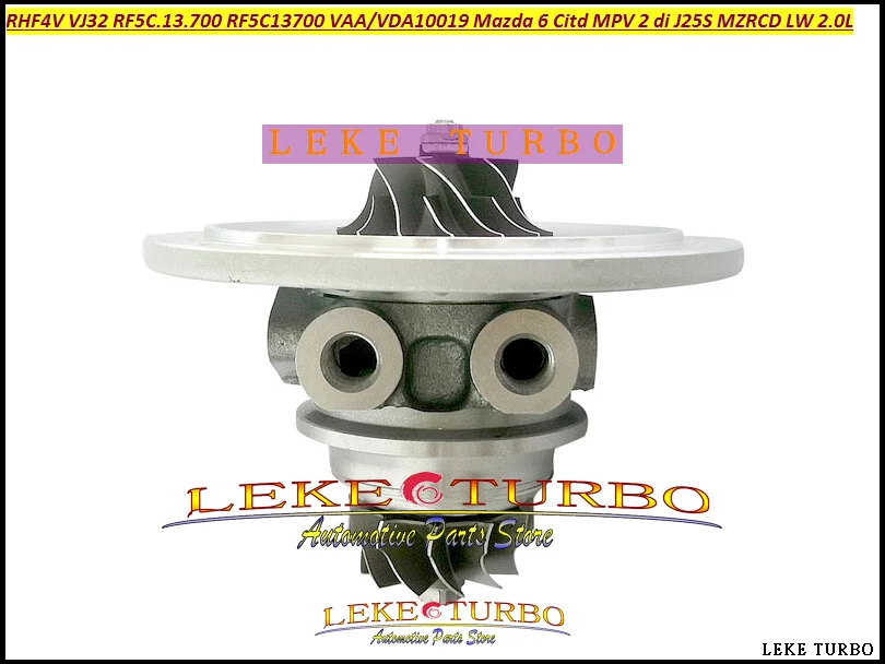 Turbo Cartridge CHRA RHF4V VJ32 RF5C.13.700 RF5C13700 VAA10019 VDA10019 RF5C 13 700 For Mazda 6 Citd MPV 2 di J25S MZRCD LW 2.0L  (6)