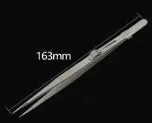 163mm Precision Adjustable Slide Lock Anti Static Tweezers For Jewelry Electronic Component Holding Repair Tools