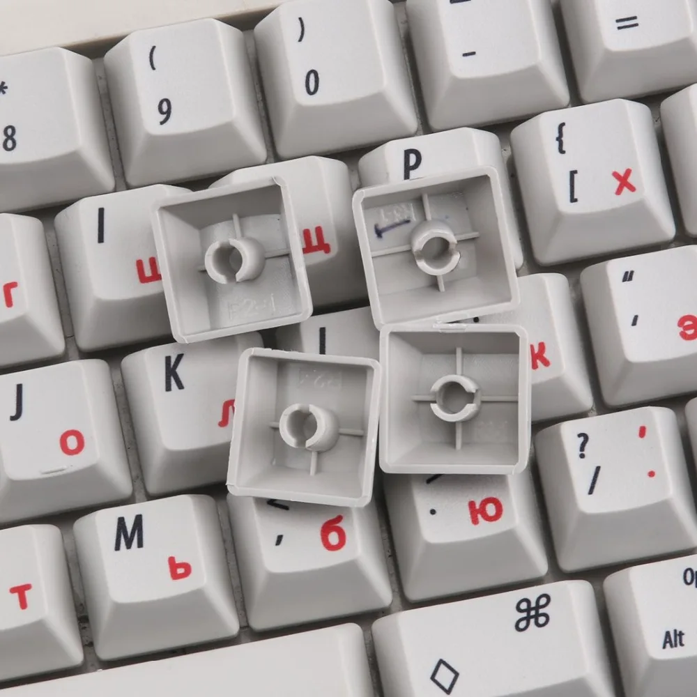 Электростатический емкостный EC светильник серый русский Keycaps Dye-sub 60 клавиш совместим с HHKB клавиатурой