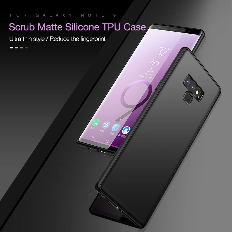 

CAFELE Phone Case for samsung galaxy note 9 Cases Matte Silicone TPU Ultra Thin Fashion Luxury Cover For samsung note 9