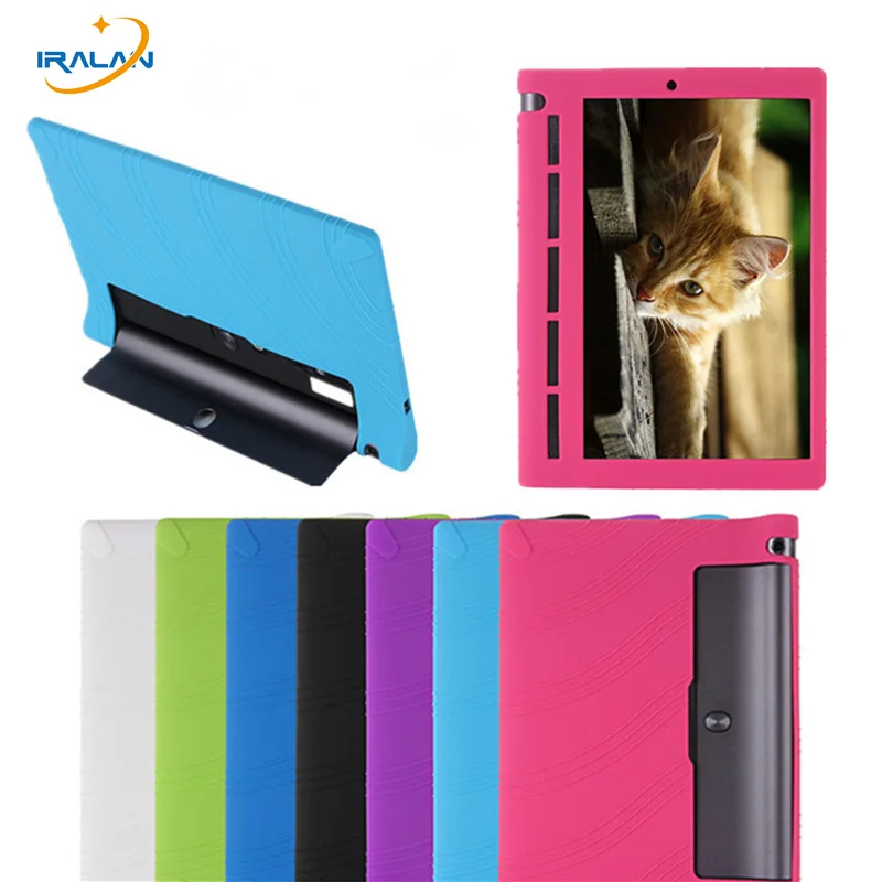 

2018 New Soft Silicone Back Cover Case for Lenovo Yoga Tab 3 10.1 X50L X50F X50M YT3-X50L Anti Break Protective shell+stylus pen