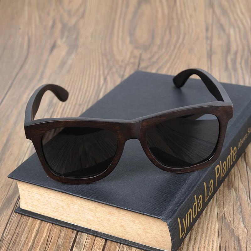 Koop BOBO VOGEL Ebbenhout Houten Mannelijke Dame Zonnebril mannen Luxe Merk Designer Gepolariseerde Zonnebril Vintage zonnebril vrouwen eyewear