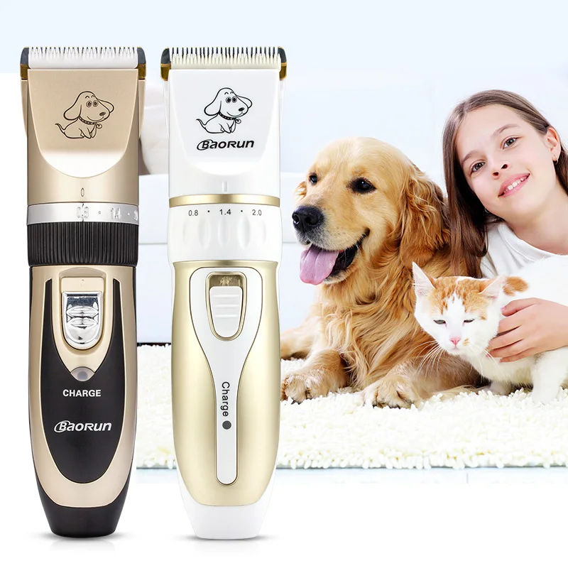 BaoRun Professional Rechargeable Pet Dog Cat Hair Trimmer Electrical
