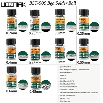 

1 Bottles BGA Reballing Balls (0.2 0.25 0.3 0.35 0.4 0.45 0.5 0.55 0.6 0.65 ) BGA Solder Ball leaded For BGA Rework Repair Tools