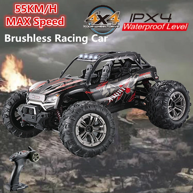 

Outside Electric Wireless RC Truck 55KM/H 1/16 High speed 2.4G 4WD Remote Control brushless motor RC Truck Off-road vehicle