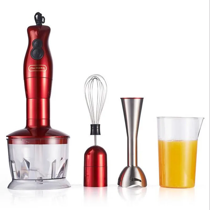 

220V Handheld Electric Food Blender Meat Grinder Vegetable Meat Ice Blender Multifunctional Food Cooking Machine Egg Whisk Beat