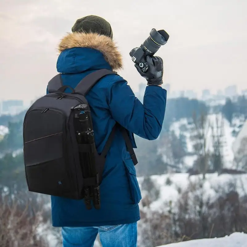

Mini Portable PULUZ PU5011 Outdoor Waterproof Scratch-proof Shoulder Bag Camera Backpack Camera Bag Case Accessories