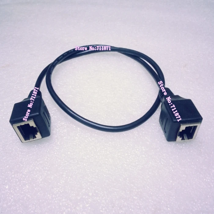 60cm Female Rj45 Extension cord Line Cable Extend Connector