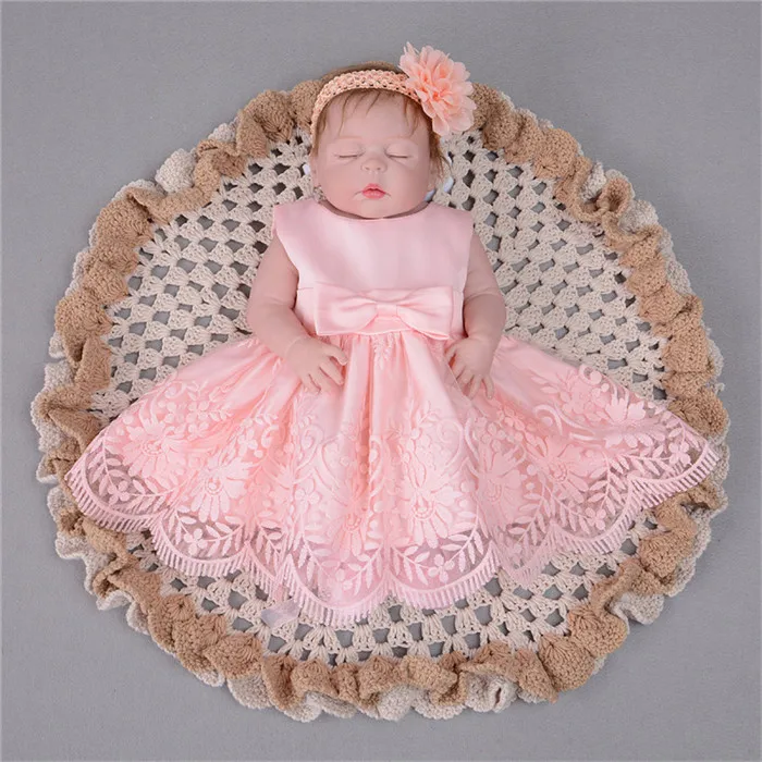 

57 cm Full Silicone Body 23'' Baby Doll Toy For Girl Lifelike Babies Reborn Doll Real Princess cute wedding girls Children Gift
