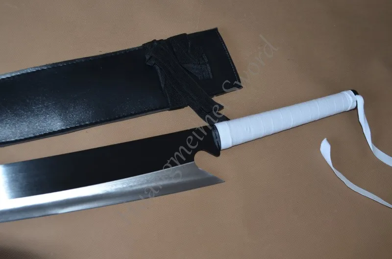 Ichigo меч Bleach Аниме двойное лезвие Wield Zangetsu Kurosaki большой 42,2" косплей декоративные поставки