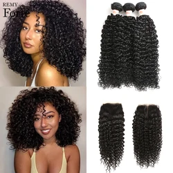 Remy Forte Paquetes de 30 Pulgadas con Cierre 3/4 Paquetes de Armadura de Cabello Brasileños Paquetes de Cabello Humano Rizado con Cierre para Mujeres Negras Remy Forte Paquetes de 30 Pulgadas con Cierre 3/4 Paquetes de Armadura de Cabello Brasileños Paquetes de Cabello Humano Rizado con Cierre para Mujeres Negras