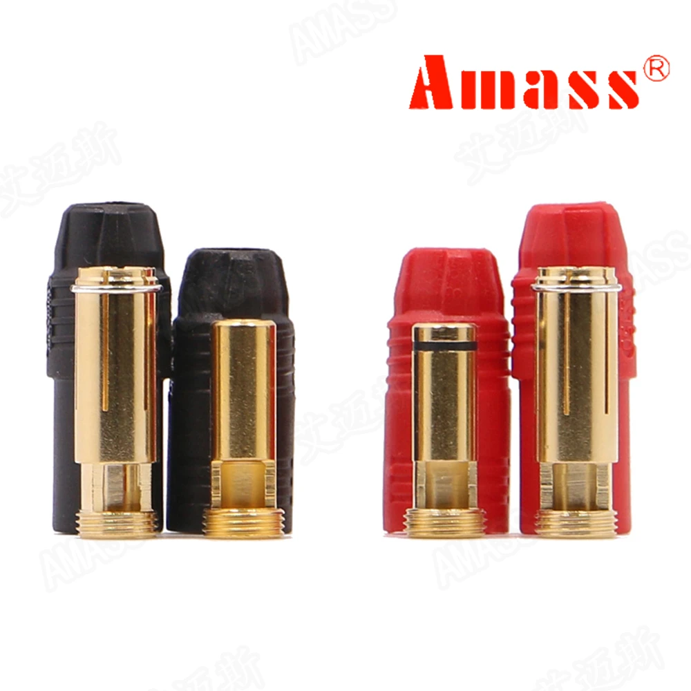 5 шт. Amass AS150 Позолоченный разъем 7 мм Anti Spark с сопротивлением Бесплатная
