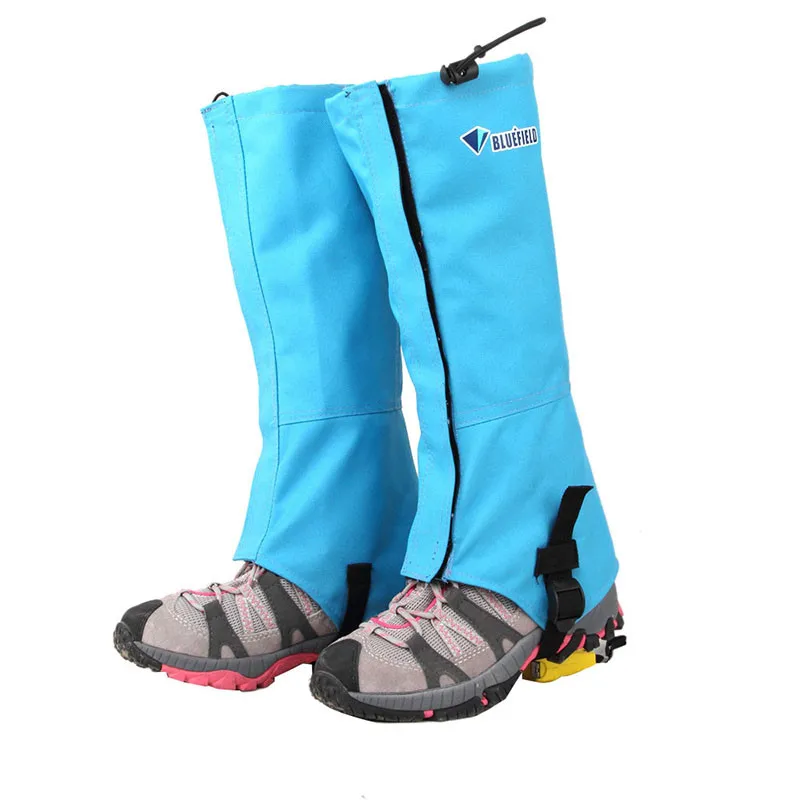 1 пара унисекс уличные гетры водонепроницаемые снежные наколенники лыжные гетры Пешие прогулки альпинистская Защита ног защита - Цвет: blue M