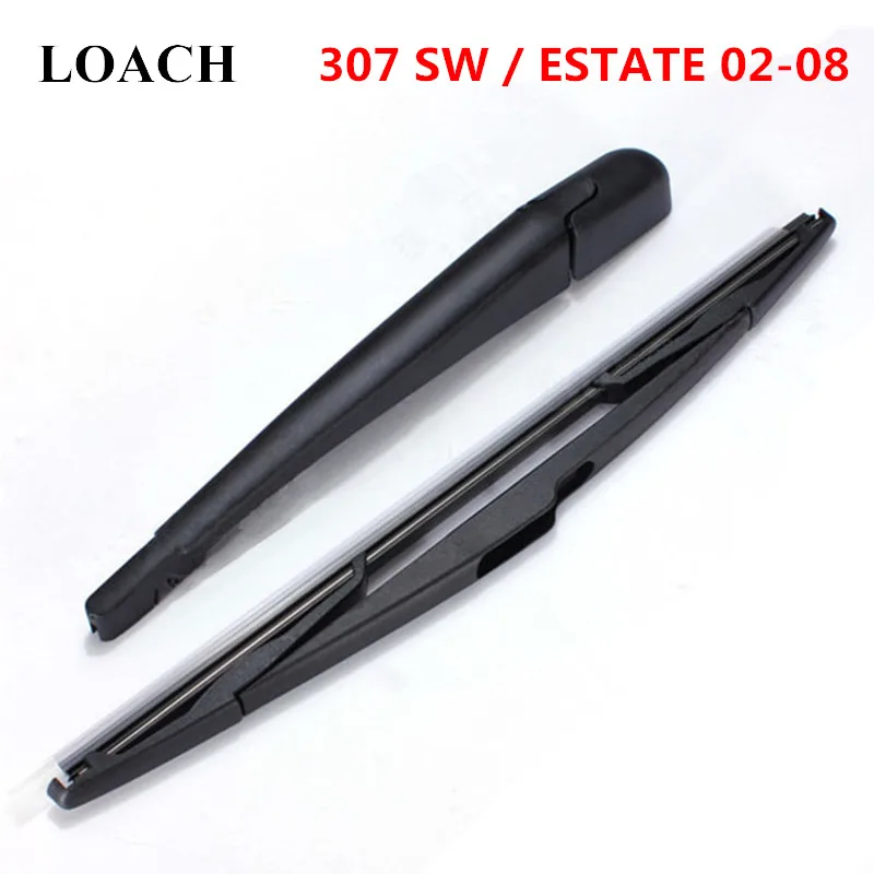 

Rear Windshield Wiper Blades Refill Brushes for Car Janitors Peugeot 307 SW ESTATE 307sw 2002-2008 Window Washer Back Windscreen