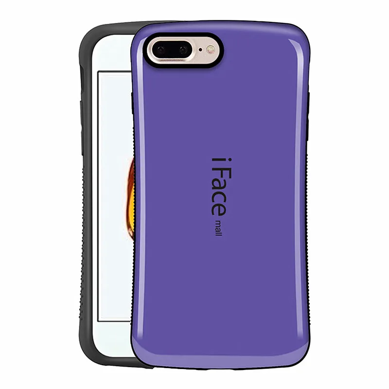 Для iPhone 8 Plus 5 &quotпротивоударные Чехлы для 6 S чехол из мягкого ТПУ + PC защитный 7