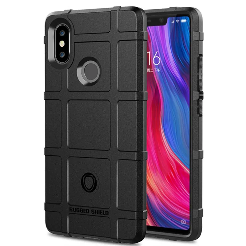 Soft Silicone Armor Bumper Cover For Xiaomi mi8 case cover xiaomi 8