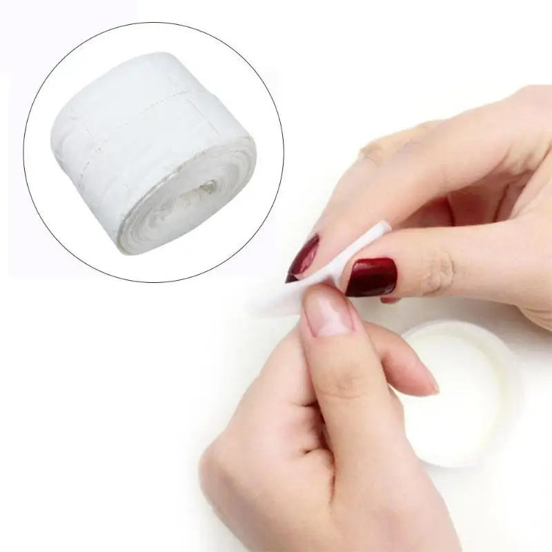 

500pcs/Roll Cotton Nail Wipe Towel Gel Polish Remover Napkins Nail Art Tool Design For Nails Accessoires